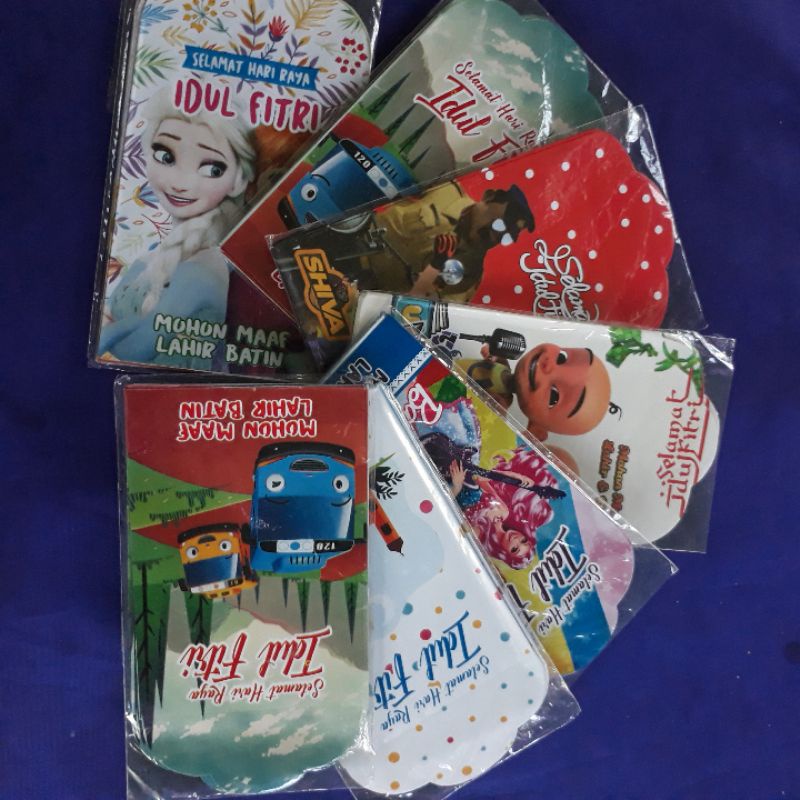 

Amplop lebaran | Angpau siap pakai isi 8pcs/sudah di lem