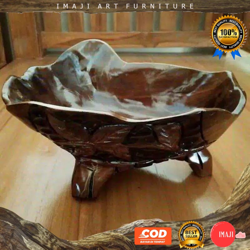 [ COD ] tempat buah model akar bentuk asli dari alam untuk dekorasi ruang meja makan koleksi mewah c