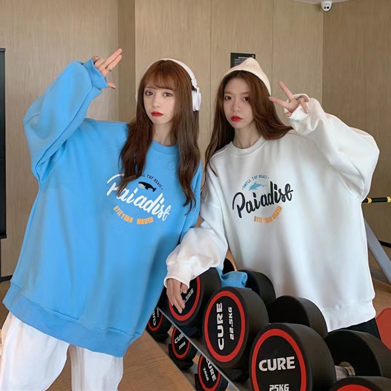 Sweater Wanita Hoodie Wanita Lengan Panjang - Jaket Hoddie Korea Wanita Paradise Import-1