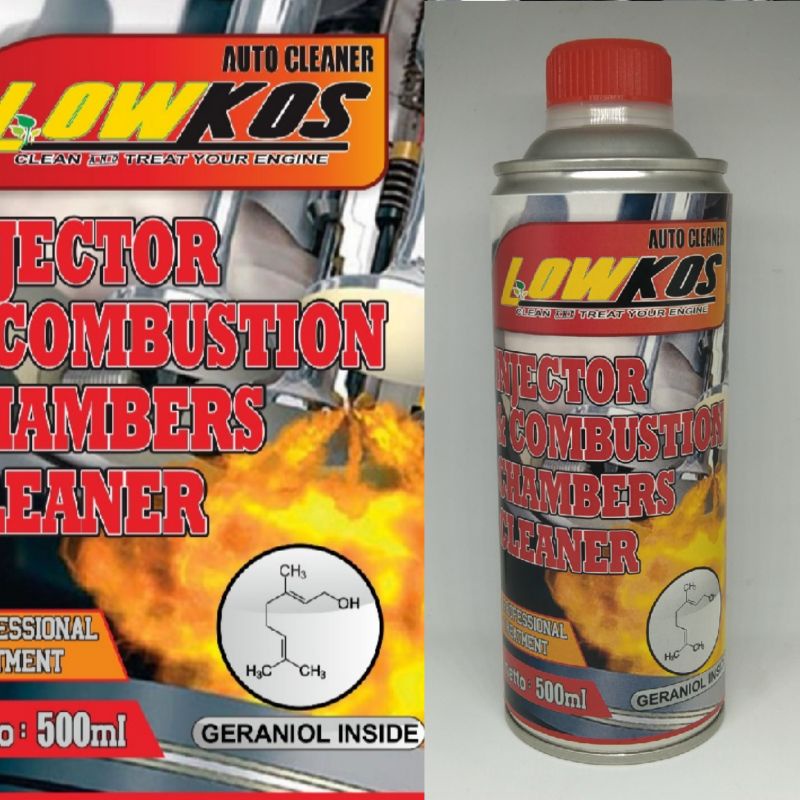 LOWKOS - CAIRAN INFUS INJEKSI 300ML &amp; 500ML INJECTOR CLEANER Pembersih injektor dan ruang bakar mesin untuk semua merk motor dan mobil