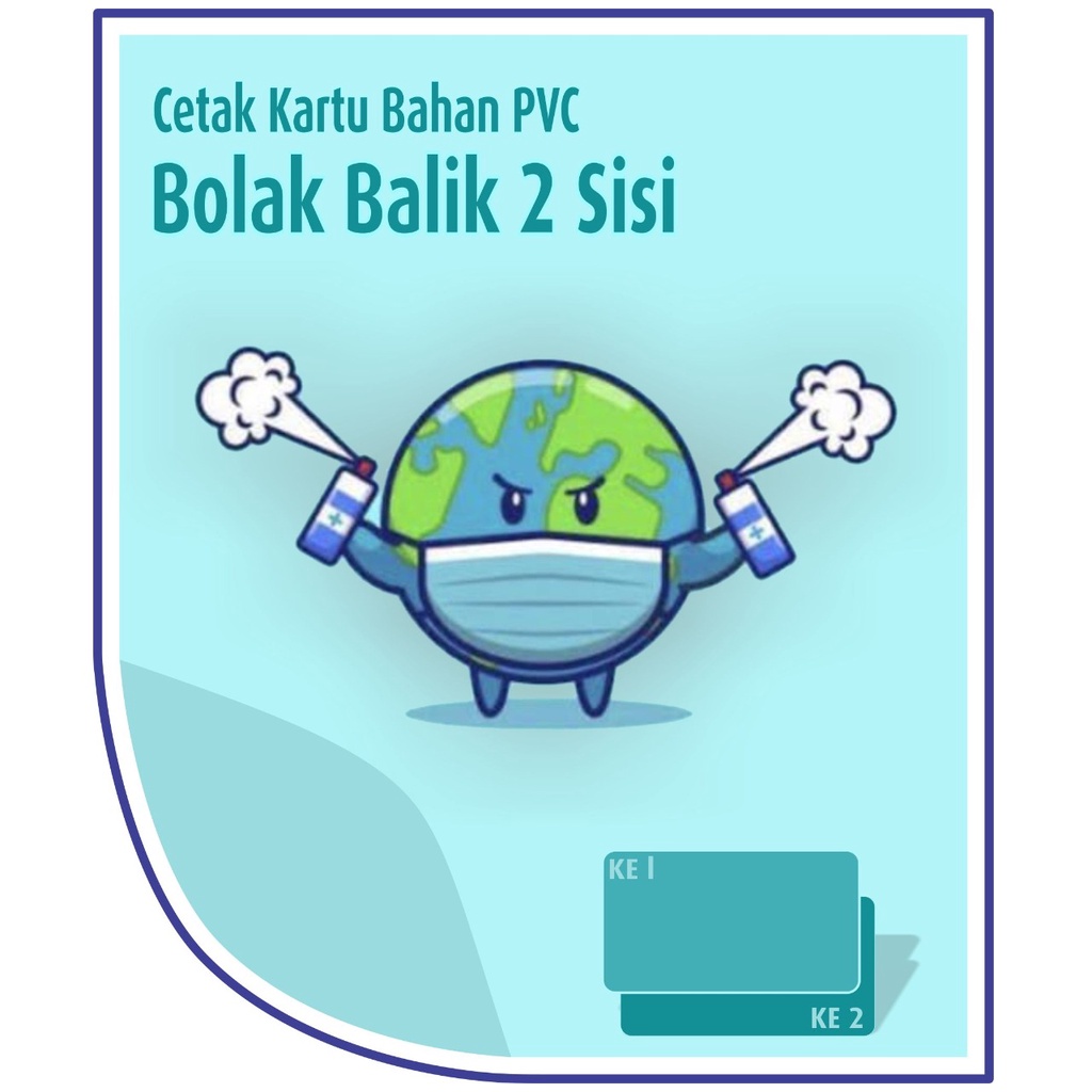 

Cetak ID Card PVC - 2 sisi