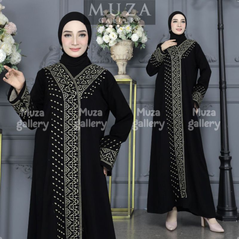 MUZA ABAYA HITAM ABAYA TURKEY JALABIYAH