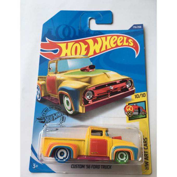 Terbaru Hot Wheels Hotwheels Custom 56 Ford Truck Kuning Treasure Hunt Langka Produk Terlaris