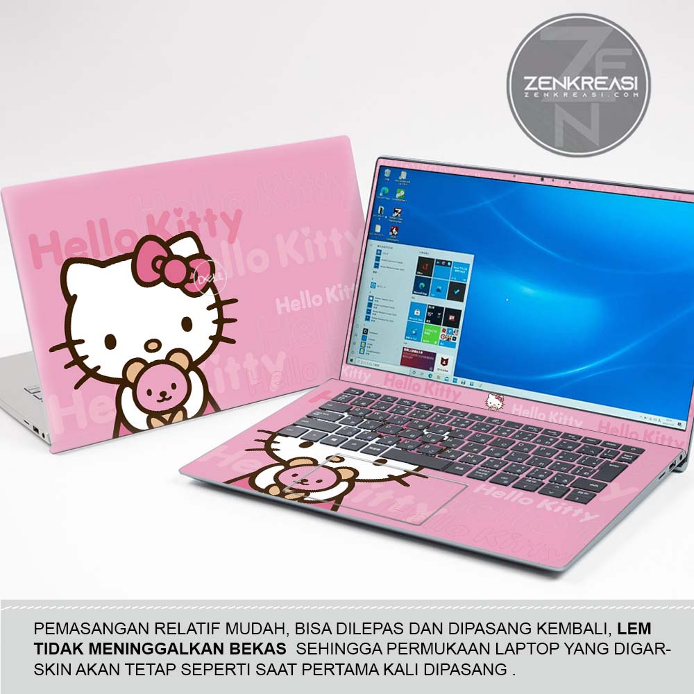 Garskin Laptop | Skin Laptop Hello Kitty Boneka