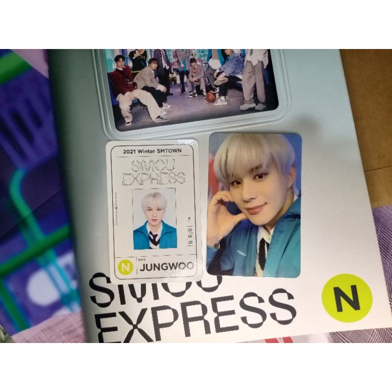 jungwoo set smcu night id photocard Album