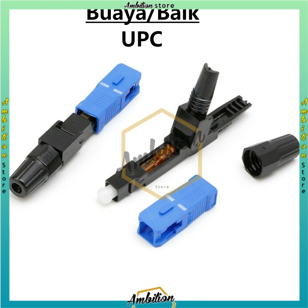 1box/100pcs SC UPC FTTH Konektor Fiber Optic SC / UPC Fiber Optic SC Fast Connector