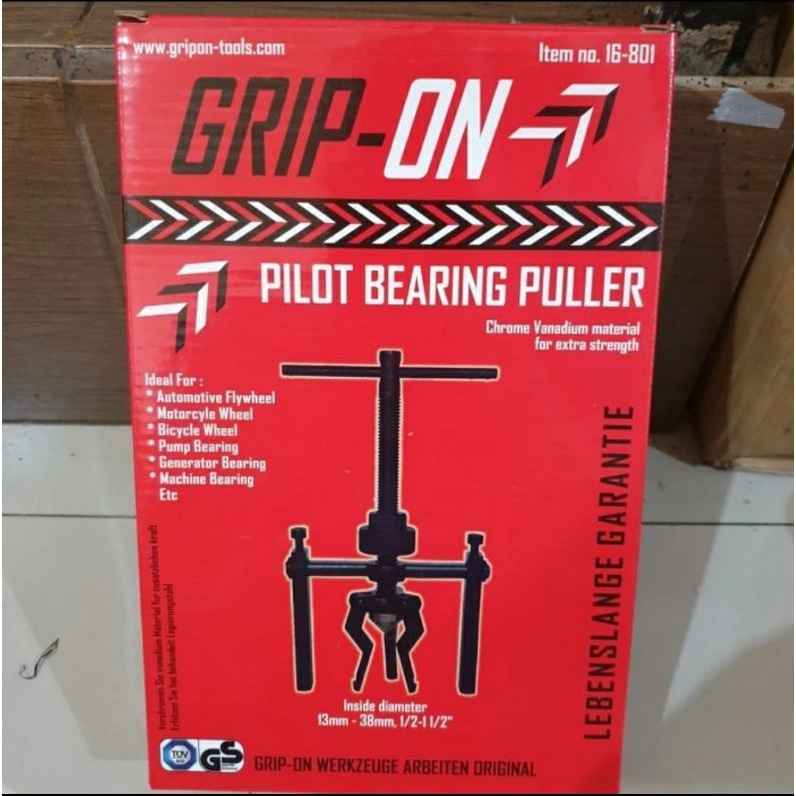 GRIP ON PILOT BEARING PULLER TREKER BEARING DALAM BUKA BERING LAHER DALAM GRIP ON