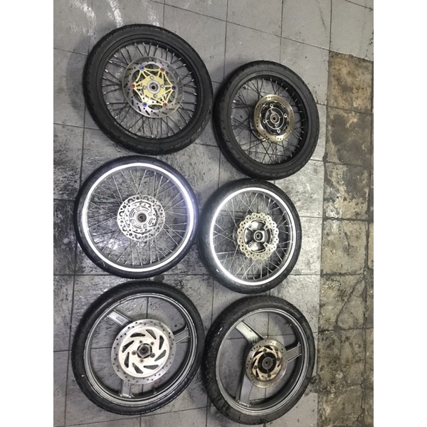 Velg Jari-Jari dan velg original ninja RR R SS