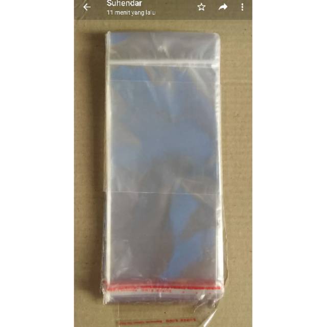 Plastik ada lubang gantungan buat isi masker 5pcs per pak isi 100pcs