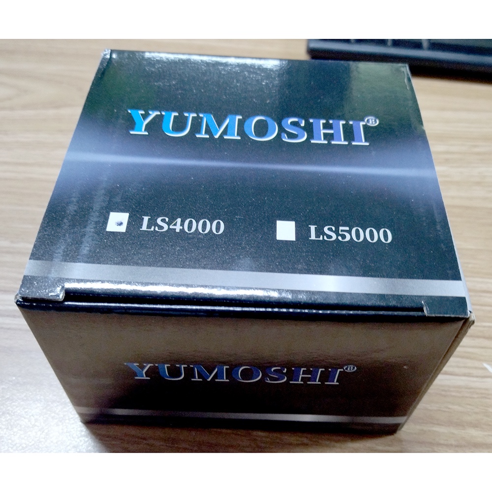 YUMOSHI reel ril pancing LS4000 LS5000 14 BB 5.2:1 gulungan pancing murah katrol kerekan pancing alat gulung pancing kumparan pancing