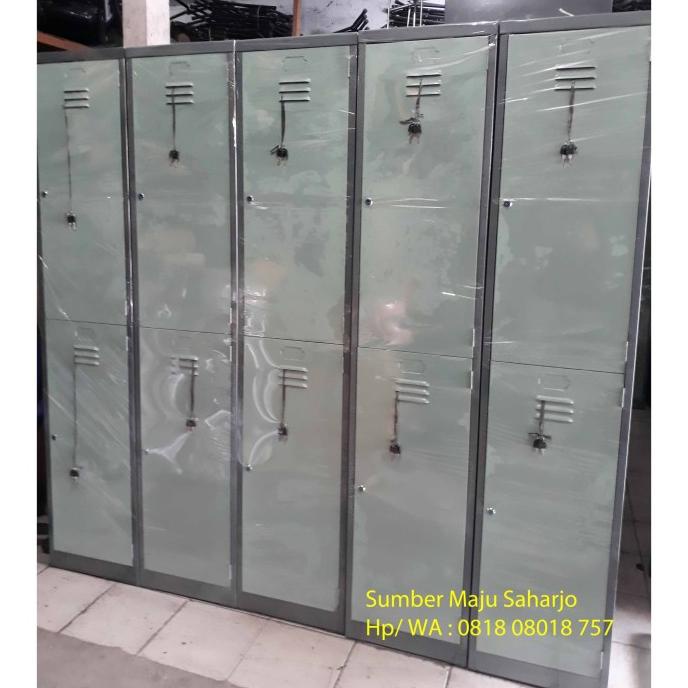 

[[COD]] Loker 2 Pintu LION L552 L 552 Locker Karyawan Lemari Besi Arsip MURAH DISKON Kode 127