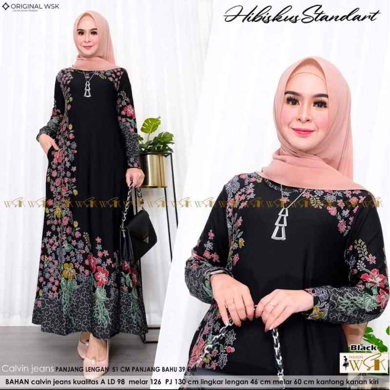 GAMIS WANITA STANDAR S/M TERBARU hibiskus standar matt calvin jeans premium ld 98 melar sampai 126
