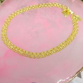 Gelang double nori Emas Asli 24k (99,9%)