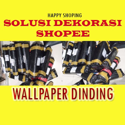 [Paket 3 Rol] Wallpaper stiker dinding | 45 CM x 10 Meter | Anti air | Wallpaper Dinding 10 Meter