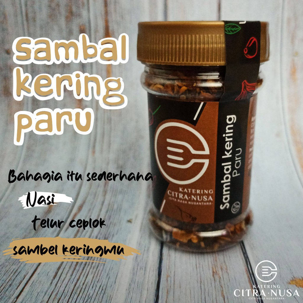 

sambal sambel kering paru katering citra nusa citranusa