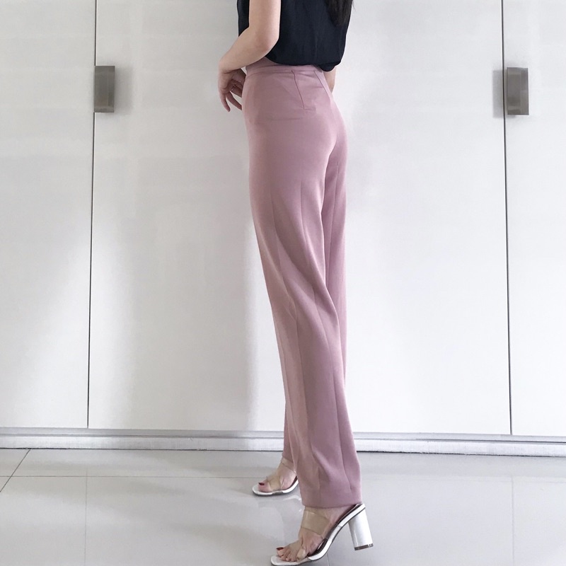 Rome Long Cullote / Kulot Panjang Scuba-Pinkish Purple