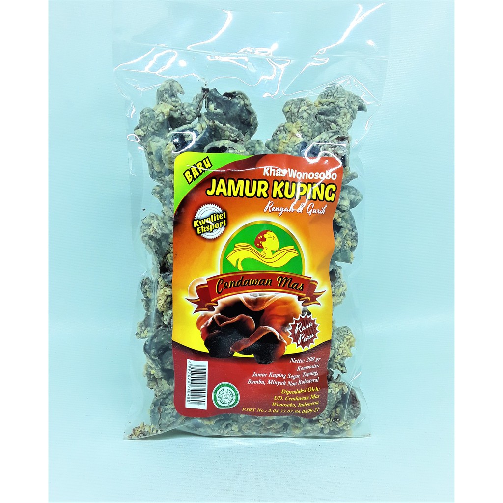 

KERIPIK JAMUR KUPING CENDAWAN MAS 200 GR
