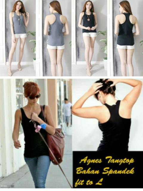 widya agnes tank top / singlet wanita dewasa | pakaian dalam