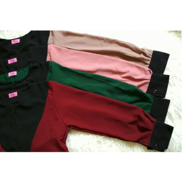 SALE GAMIS POLOS CANTIK/WOLFIS MURAH/GAMIS WOLFIS POLOS