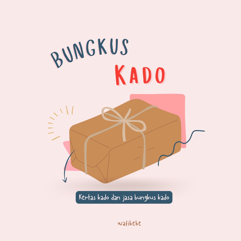 Kertas Kado Kartu Ucapan dan Jasa Bungkus Kado