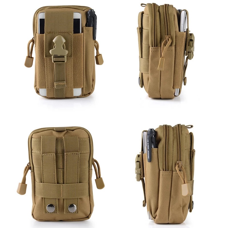 Tas Pinggang Pria Military Travel Pack Multifungsi Tas HP Gesper