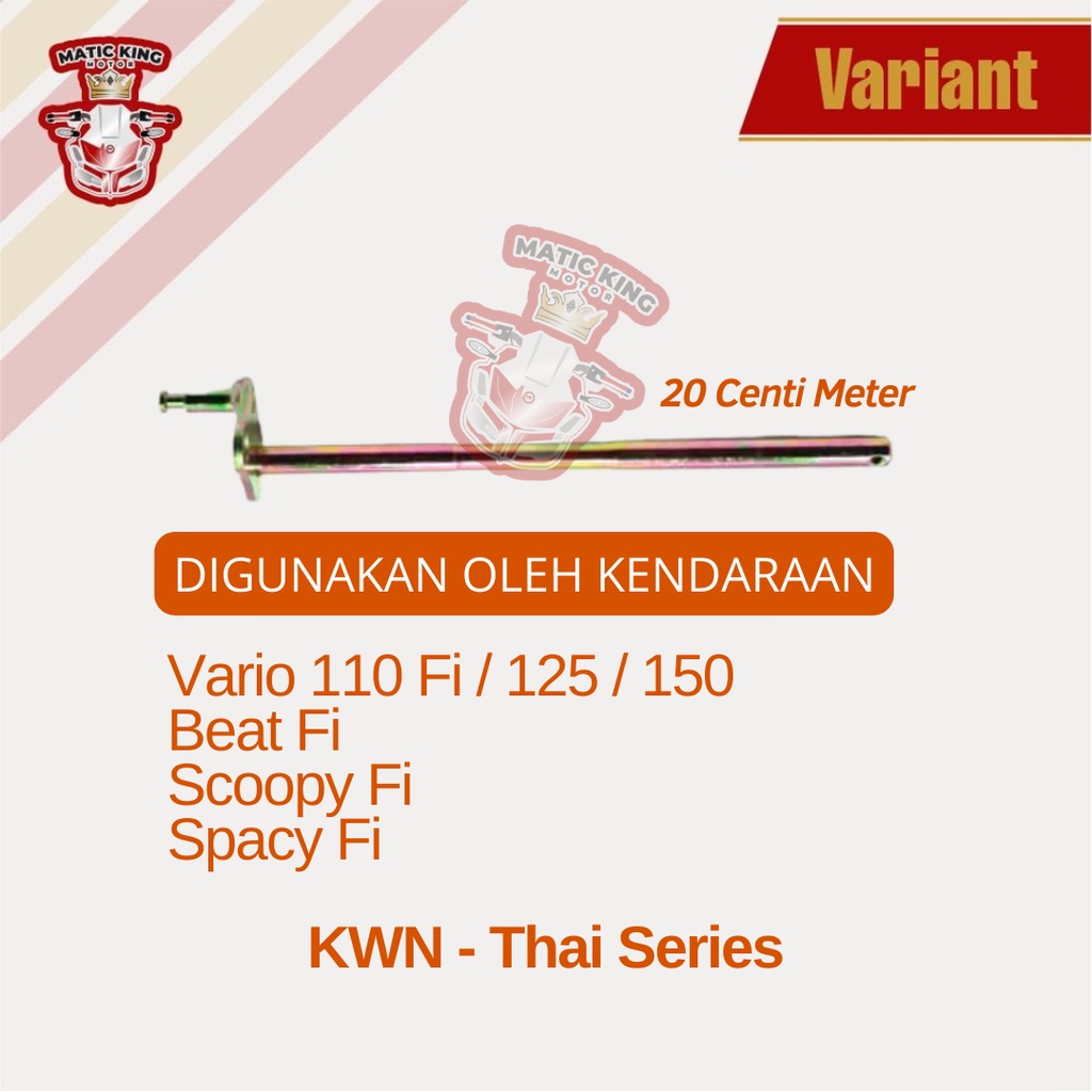 As Shaft standar tengah 2 Beat Vario Scoopy Fi 110 125 150 KWN Thailand