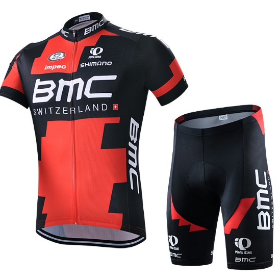 Baju Jersey Sepeda BMC Import Setelan Satu Set Celana Padding Roadbike XC Balap