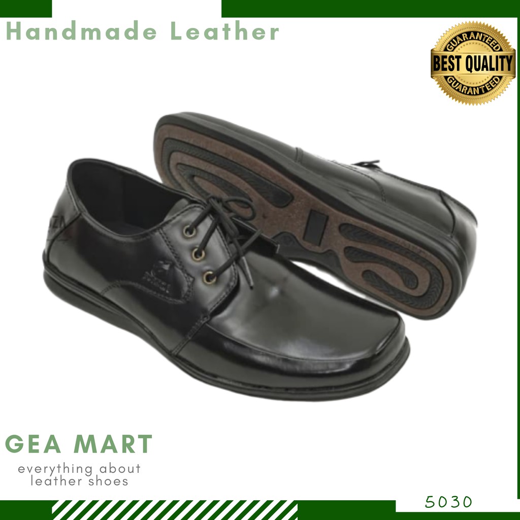 [COD] Sepatu Pria Casual KULIT ASLI / Sepatu Pantofel Derby Pria Tali /Sepatu Kulit Pria Kantor 5030