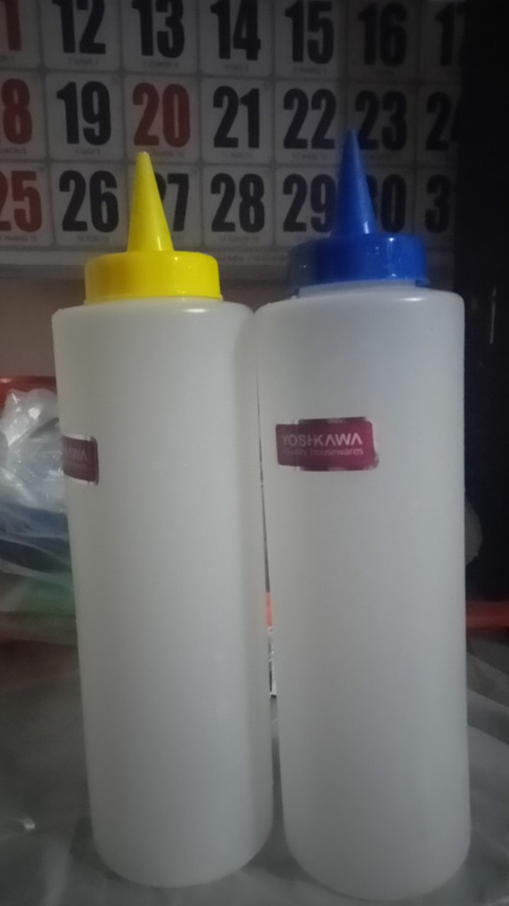 Botol Saus - Botol Ujung Lancip - Sedang