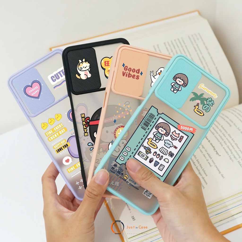 Case Slide (KG3) Softcase Macaron Realme 8 5G C20 C21Y 7i/C17 C15 C12/C25 C11 7 6/Narzo 5/5i/5s