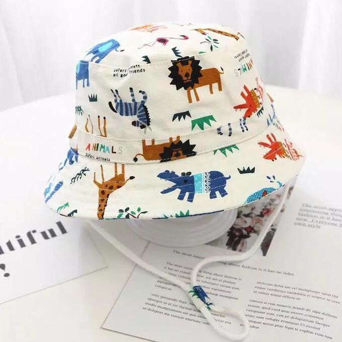 BUCKET HAT ANAK TERLARIS Topi bucket Happy Jeans Bucket Hat / Topi Bayi / Topi Anak