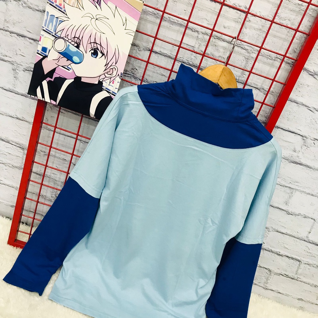 Longsleeve Turtleneck Killua Cosplay Anime Hunter  X Hunter Premium Unisex