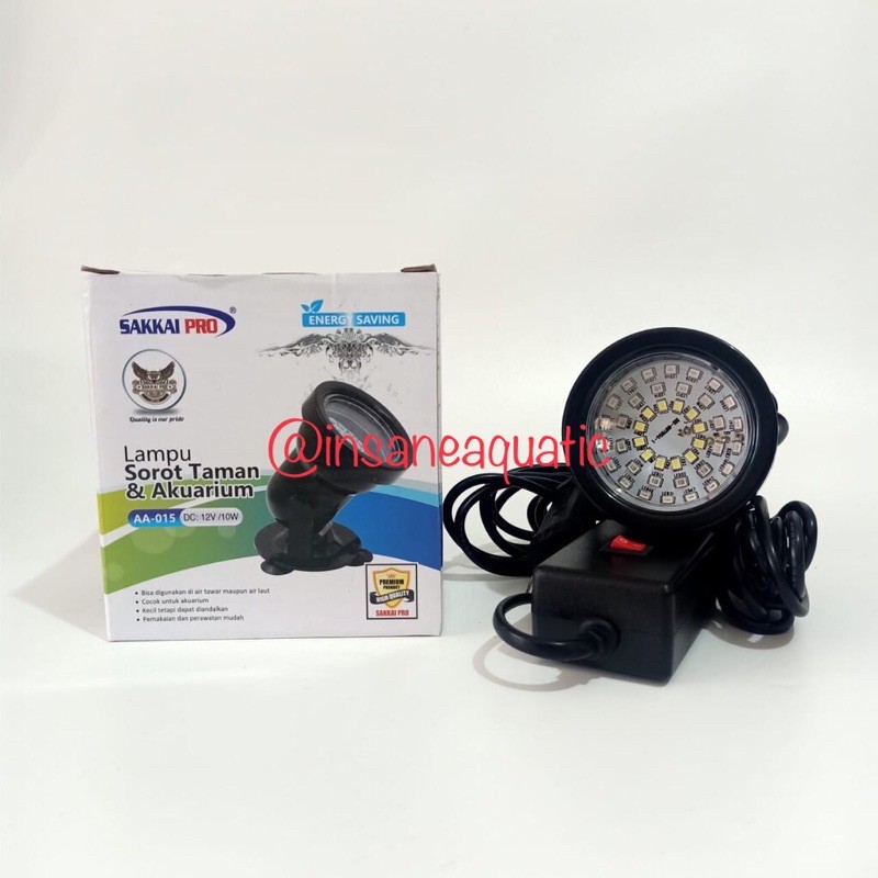 lampu sorot aquarium aquascape 5 warna SAKKAI PRO AA-015