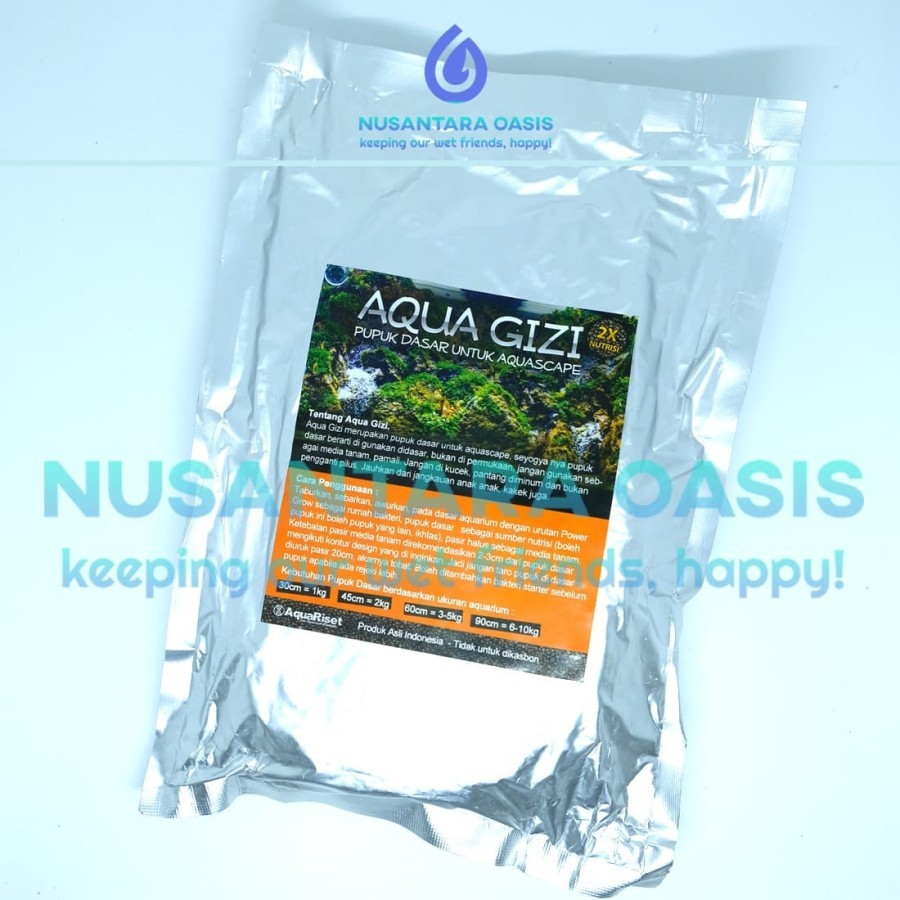 PUPUK DASAR AQUASCAPE AQUAGIZI AQUA GIZI 1 KG