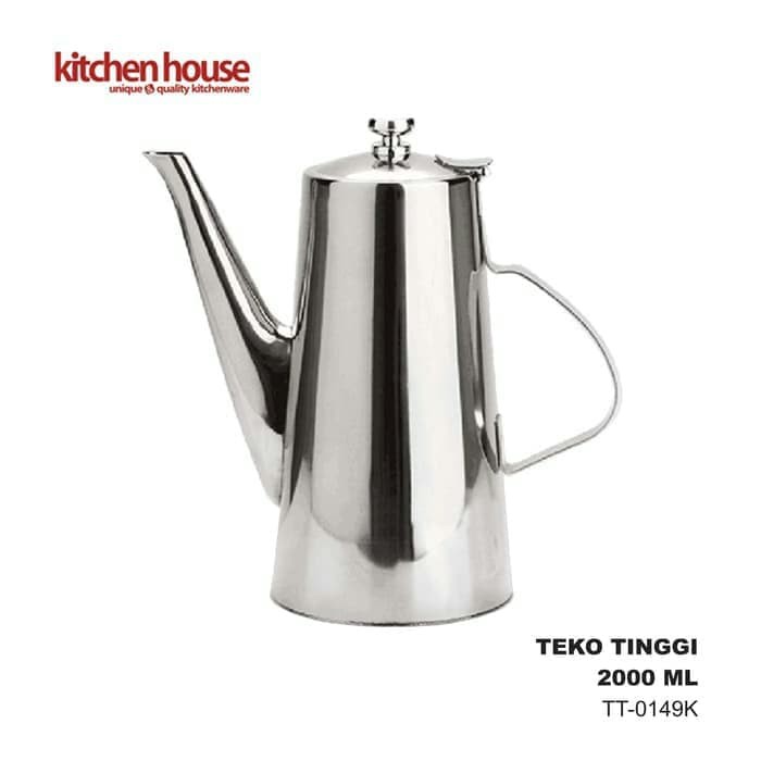 Kitchen House Teko Tuang Stainless Tinggi 2 L 2liter TT0149K