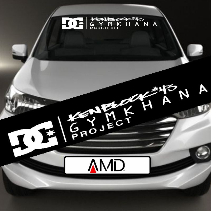 Stiker kaca depan sticker mobil stiker belakang mobil KENBLOCK GYMKHANA