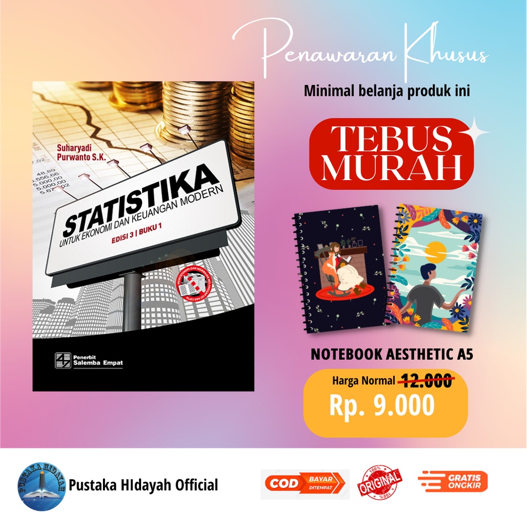 Jual Buku Statistika Untuk Ekonomi & Keuangan Modern Edisi 3 Buku 1 ...