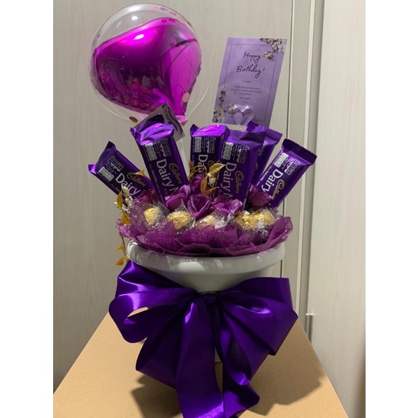 

Bouquet Pot//Bucket Pot Coklat