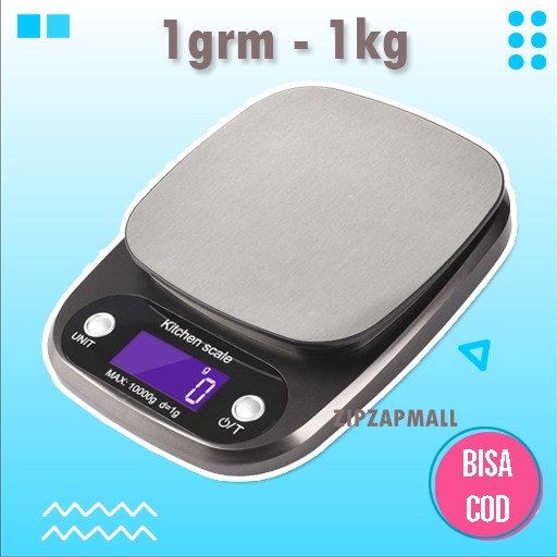 Timbangan Dapur Kue Digital Mangkok Mini 0.1 Gram 10kg - Electronik Kitchen Scale Original Murah