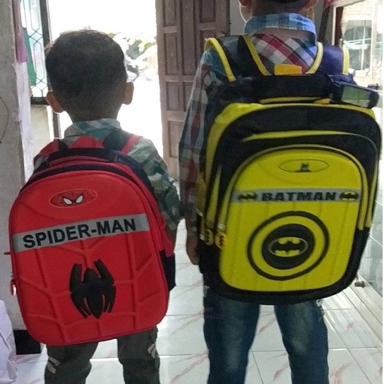 Tas Anak Laki Laki SD Ransel anak Superhero Tas Sekolah