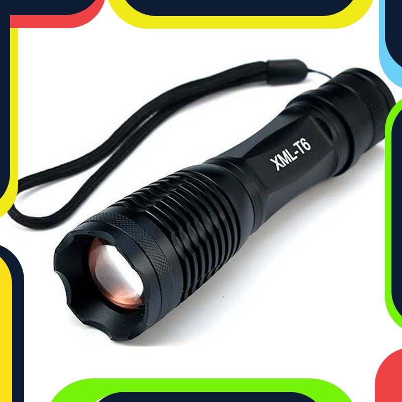 Bayar Ditempat TaffLED Senter LED Tactical Cree XM-L T6 8000 Lumens - F18