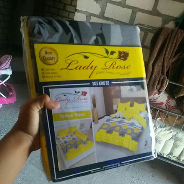 Sprei Lady Rose Yellow Roses 180x200