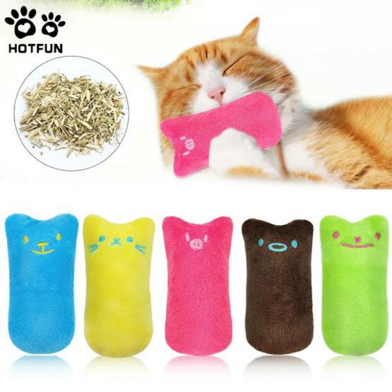 Aneka boneka catnip plush karakter kucing lucu