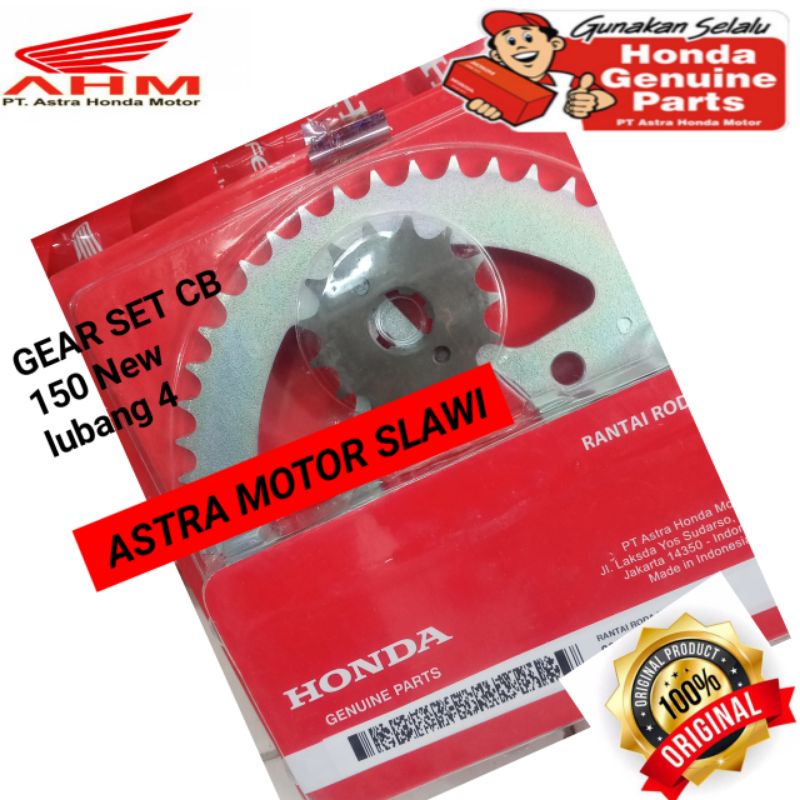 GEAR SET Cb 150 2016/2017/2018/2019/kode 06401 -k45 -N01
