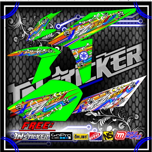 striping vixion new transparan hologram NVL NVA sticker transparan  vixion new hologram NVA NVL  jug