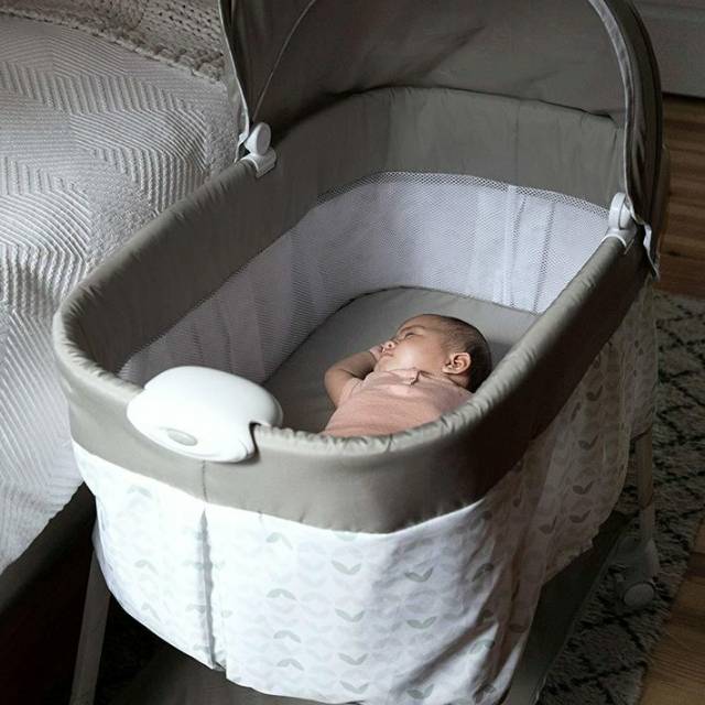 Ingenuity Ity Snuggity Snug Soothing Bassinet Nimbu