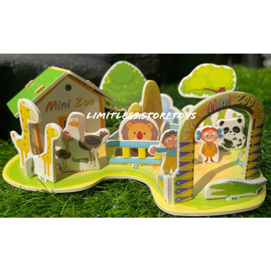 PUZZLE  3D FOAM DIY /  mainan edukasi anak /3D FOAM 1688 / Paper Foam