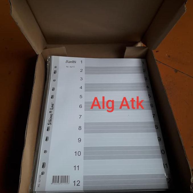 

BEST SELLER Kertas Pembatas Bantex A4. Nr.6211. TERJAMIN