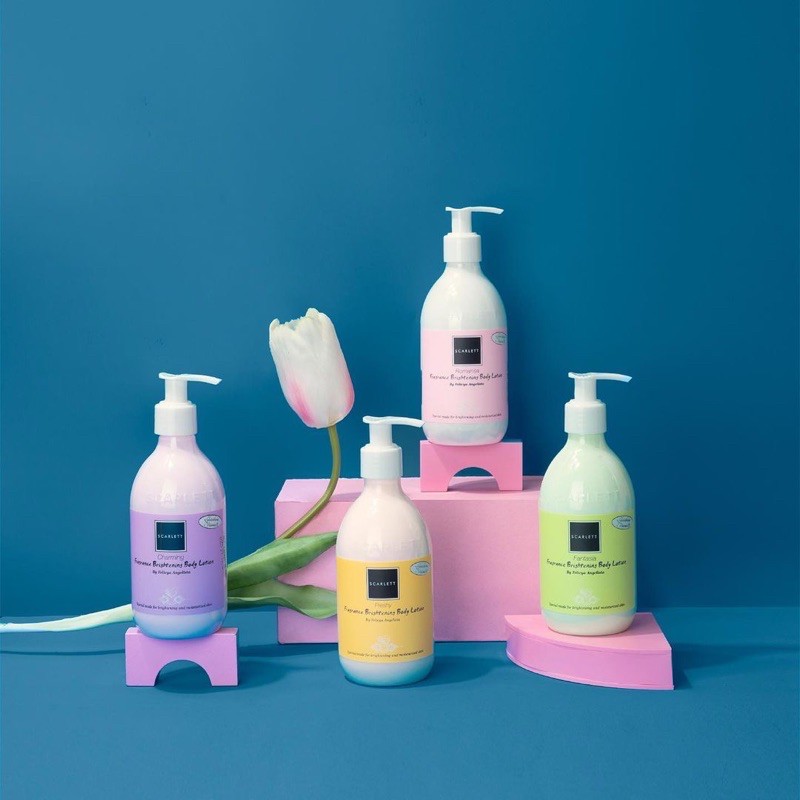 BODY LOTION - SCARLETT WHITENING BODY LOTION SCARLET BODY LOTION SCARLETT BRIGHTENING LOTION SCARLET