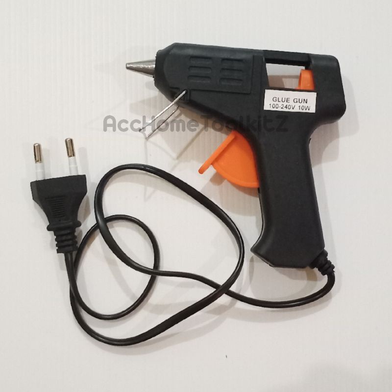 HOT MELT GLUE GUN LEM TEMBAK KECIL 10W / ALAT LEM TEMBAK 10 WATT / LEM BAKAR KECIL